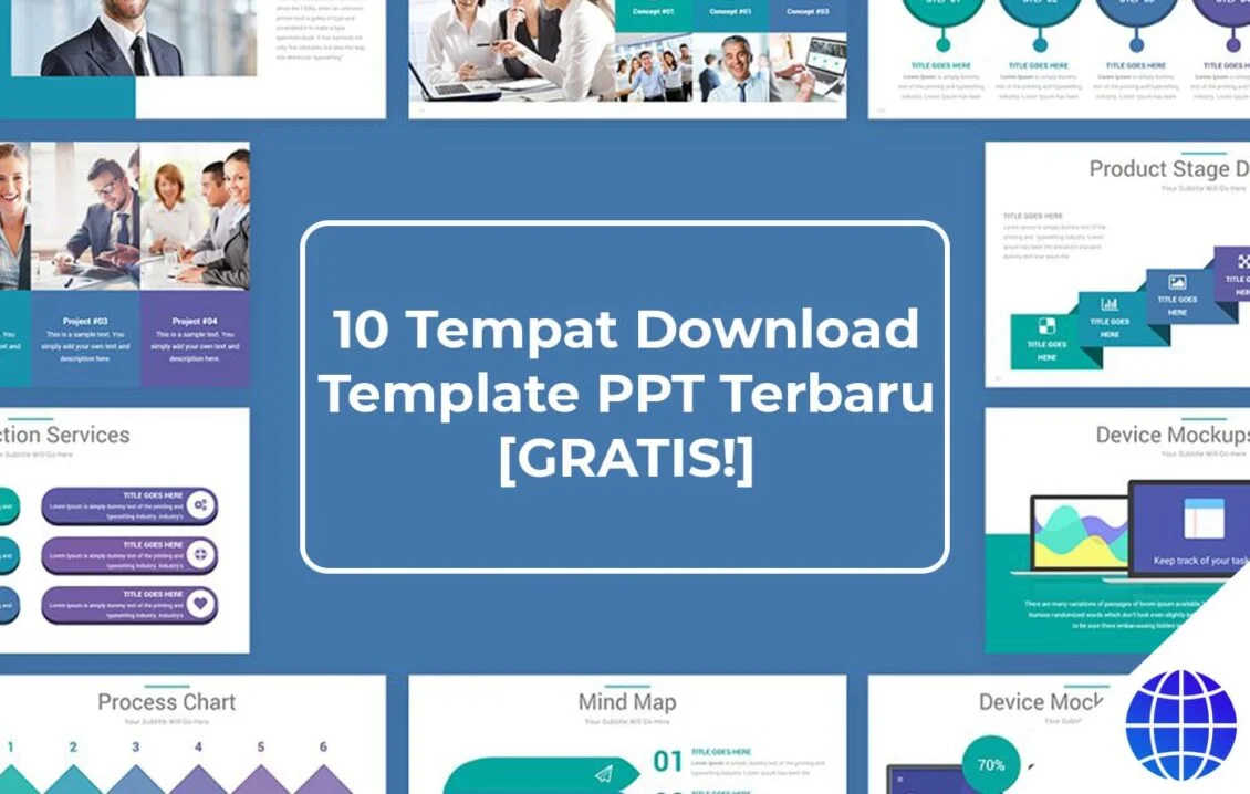 10 Situs Download Template PPT Terbaru