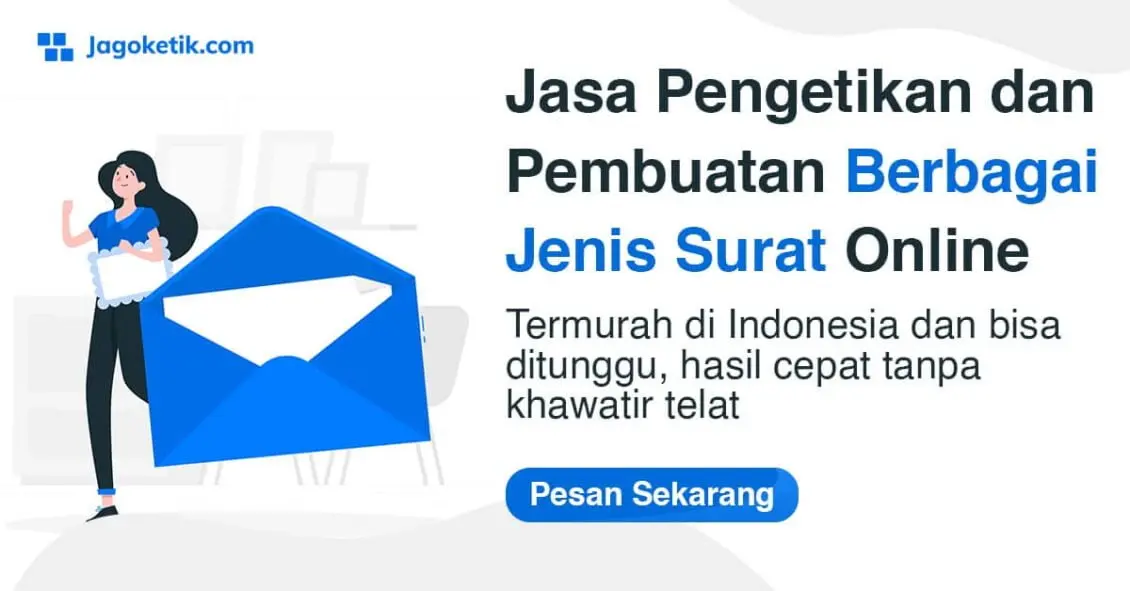 Jasa Pembuatan Surat Apa Pun, Murah dan Cepat