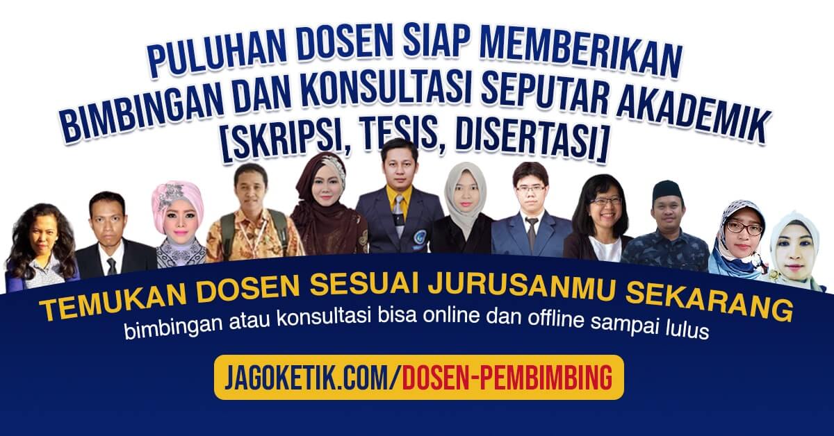 10 Dosen Online Jasa Bimbingan Skripsi Tesis Disertasi