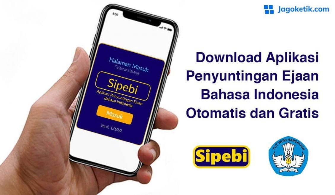 Download aplikasi Sipebi ejaan bahasa Indonesia otomatis dan gratis