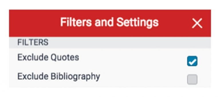 Mengenal Semua Fungsi Filter Exclude Sources di Turnitin