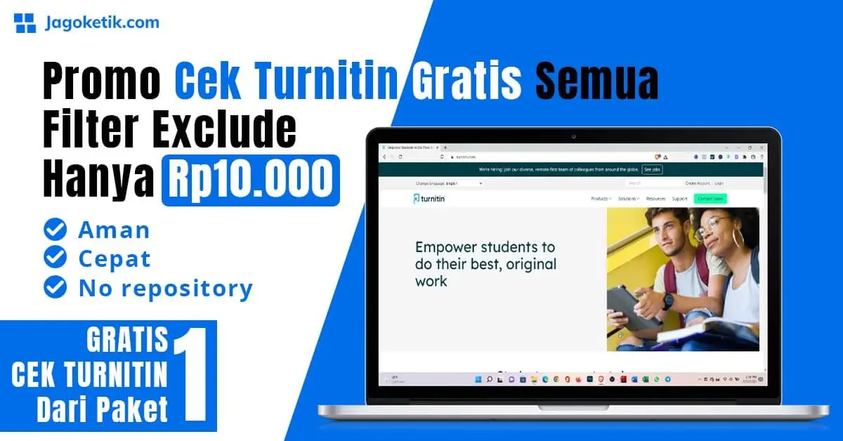 Rp10 000 Promo Cek Turnitin Gratis Semua Filter Exclude Rp10 000 promo cek turnitin gratis semua filter exclude