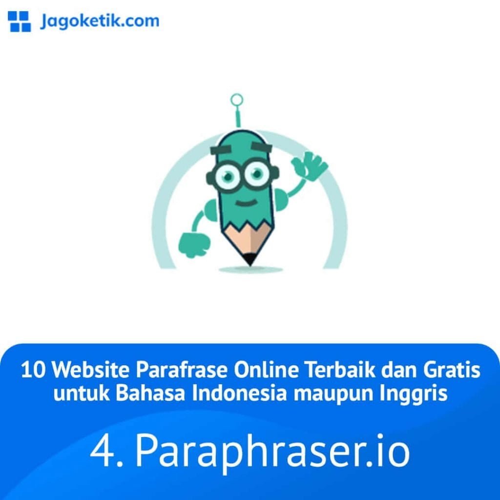 Situs web parafrase online terbaik dan gratis - Paraphraser.io
