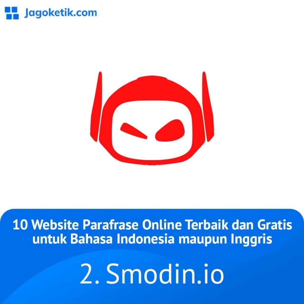 Situs web parafrase online terbaik dan gratis - Smodin.io
