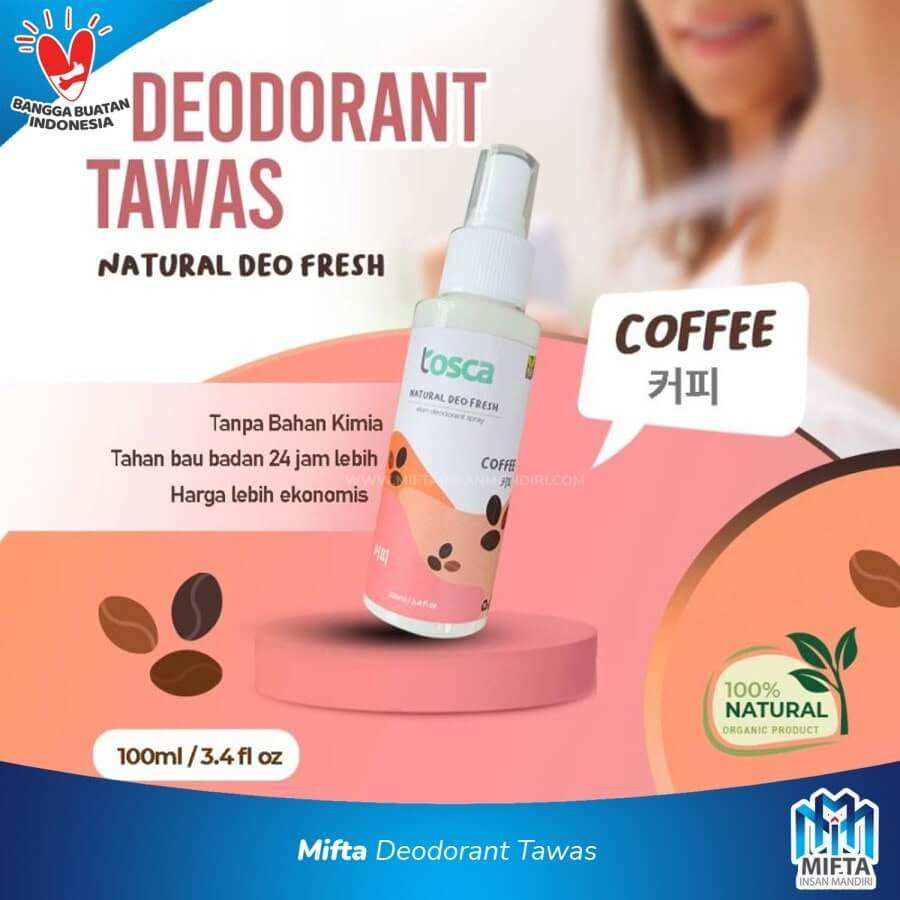 Tawas Deodoran Spray - Coffe