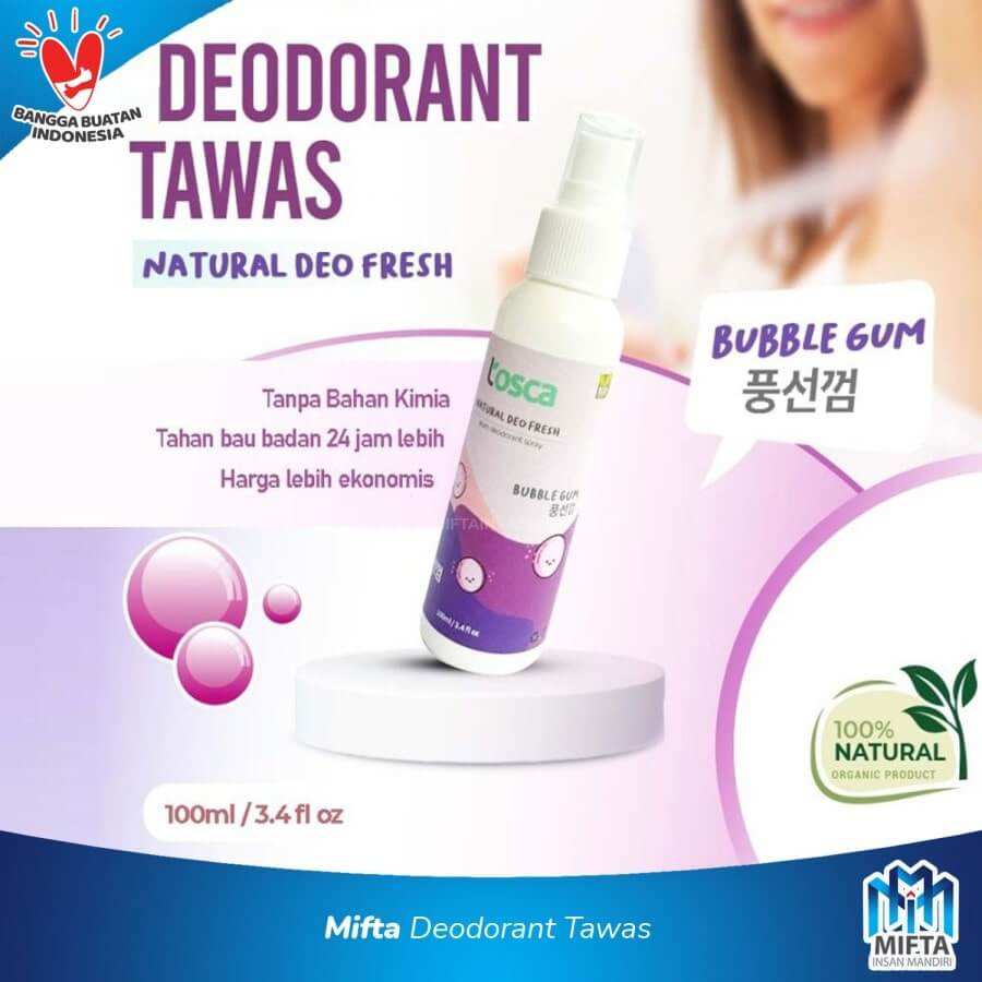 Tawas Deodoran Spray - Bubble Gum