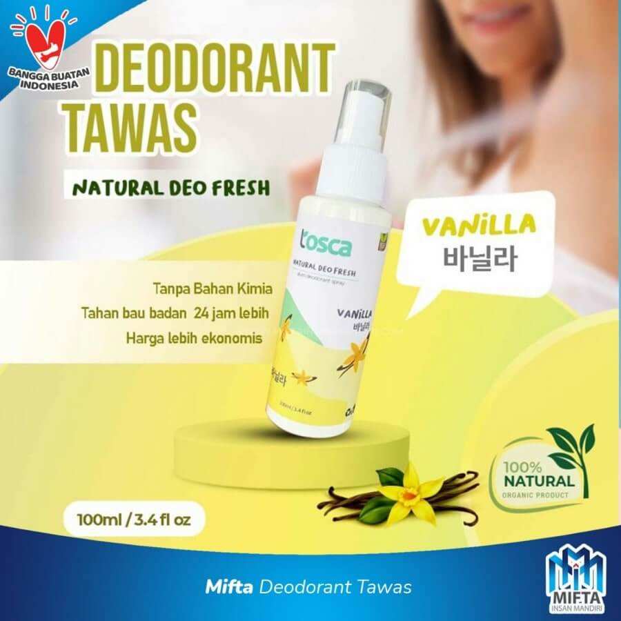 Tawas Deodoran Spray - Vanila