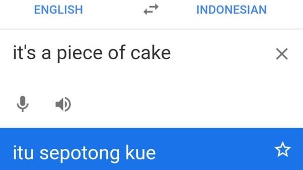 Google translate Bahasa Inggris ke Bahasa Indonesia