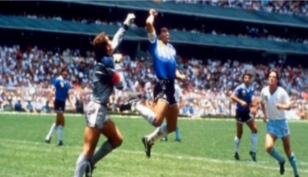 Gambar 2. Kumpulan Jersey Argentina dari tahun ke tahun pelaksanaan Piala Dunia