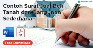 Download Contoh Surat Jual Beli Tanah Dan Bangunan, Word