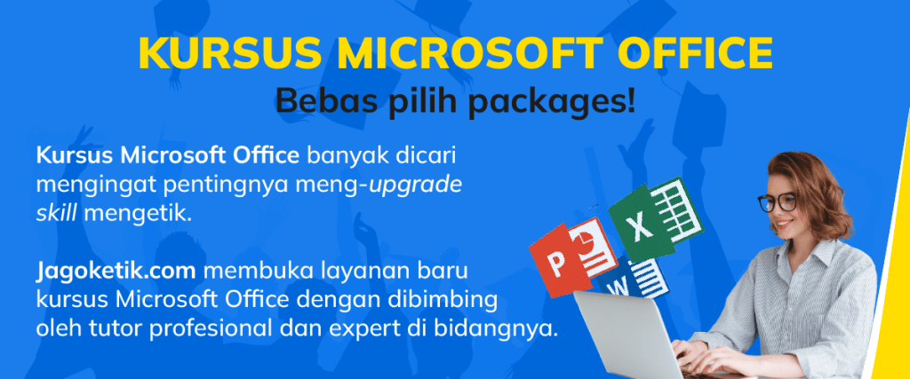 Kursus Microsoft Office, Bebas Pilih Packages