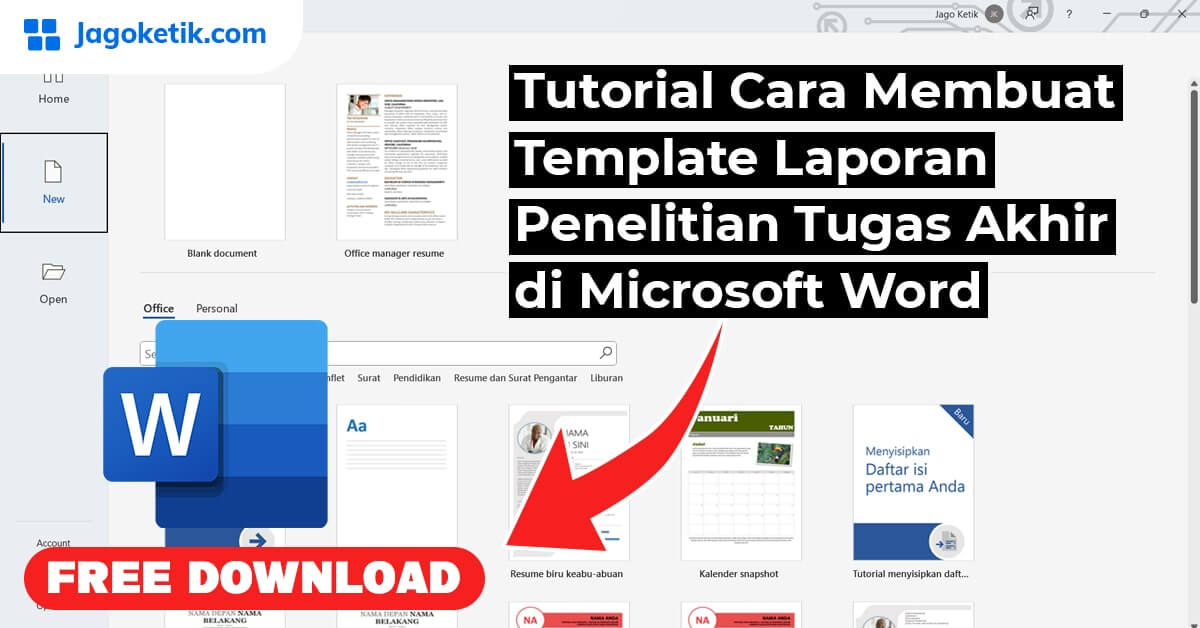 Panduan Lengkap Membuat Laporan Penelitian di Word