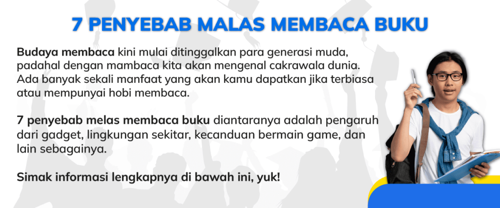 7 Penyebab Malas Membaca Buku