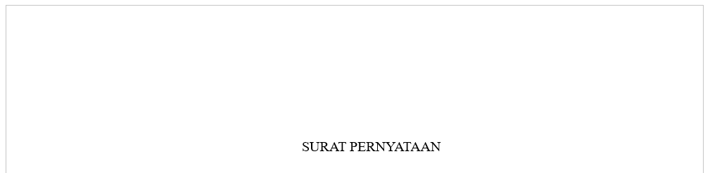 Contoh isi kepala (heading) surat pernyataan