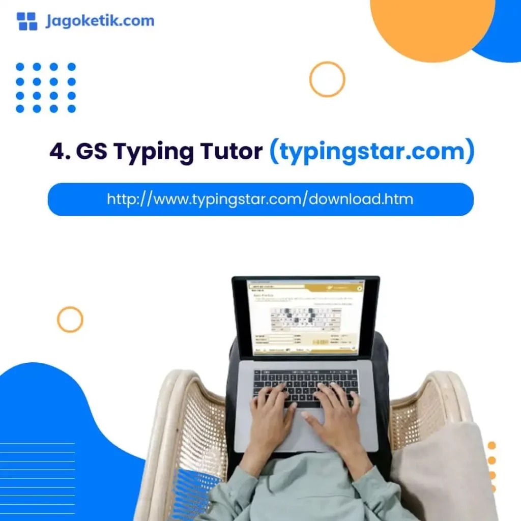 Aplikasi Belajar Mengetik 10 Jari - GS Typing Tutor