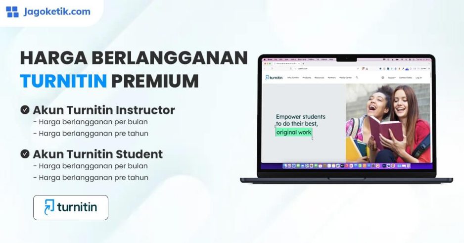 Harga Akun Turnitin Premium, Instructor & Student Terbaru