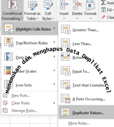 Cara Menemukan dan Menghapus Sel Duplikat di Excel