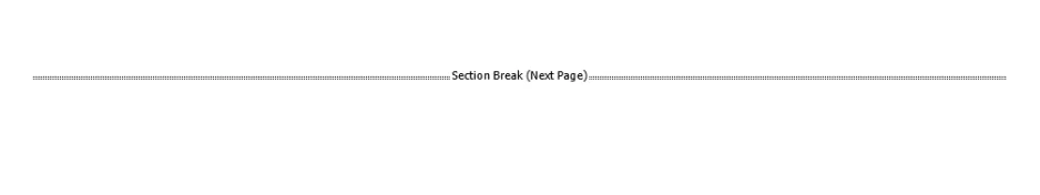 Section Break! Pengganggu dalam Formating Skripsi