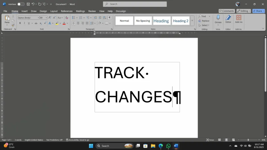 Menggunakan Track Changes dan Komentar untuk Revisi di Microsoft Word