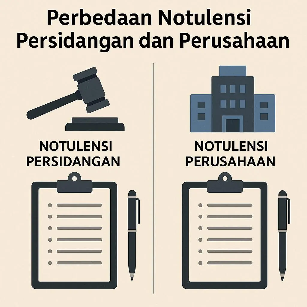 Perbedaan Notulensi Persidangan dan Perusahaan: Sebuah Tinjauan Mendalam