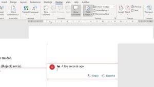 Review Track Changes dan Comments: Fitur Wajib untuk Kolaborasi Tim