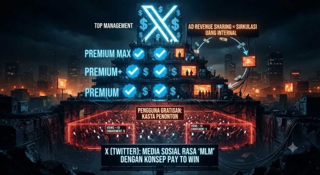 X (Twitter) Media Sosial Rasa “MLM” dengan Konsep Pay to Win